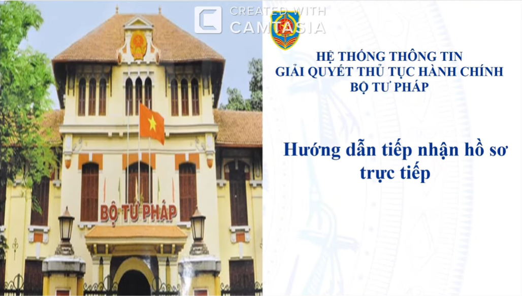 Hướng dẫn tiếp nhận hồ sơ trực tiếp