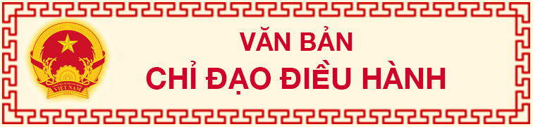 Văn bản chỉ đạo điều hành